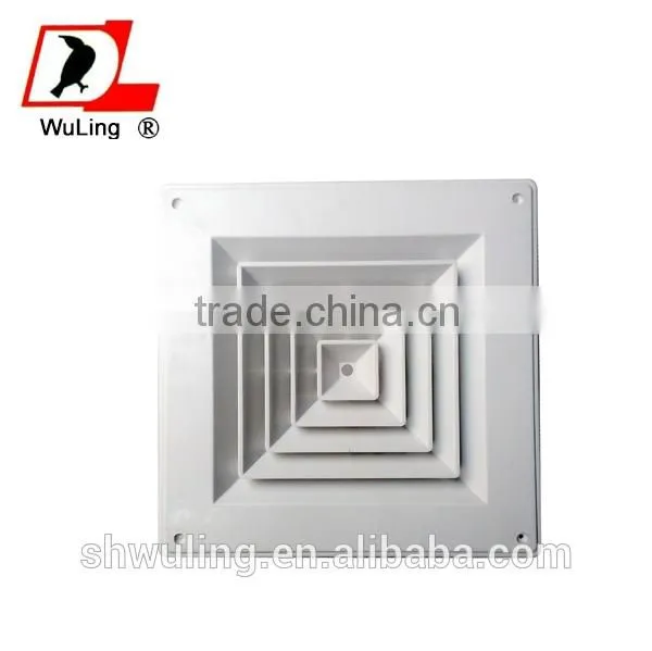 4-way Square Air Ceiling Diffuser Factory