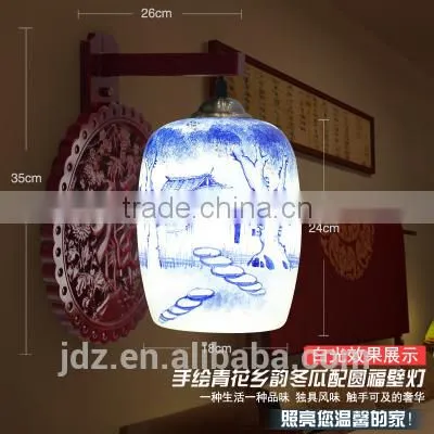 Ceramic Camphorwood Interior Decoration Modern Led Wall Lamp Creative Indoor Living Room Wall Lamps for Project photo-6