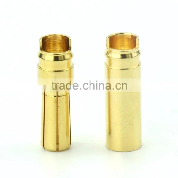 5.0mm Banana Plug and Socket,24k Gold Connector Banana Plug