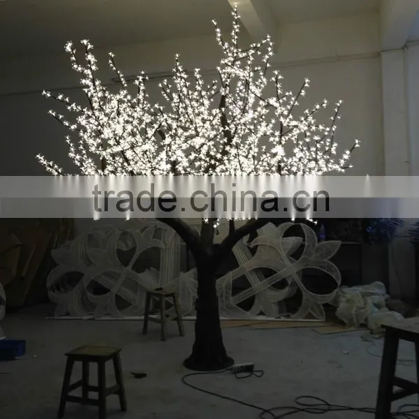 3m High Simulation Led Artificial Cherry Blossom Tree With Leaves For Decoration Quality Choice photo-3