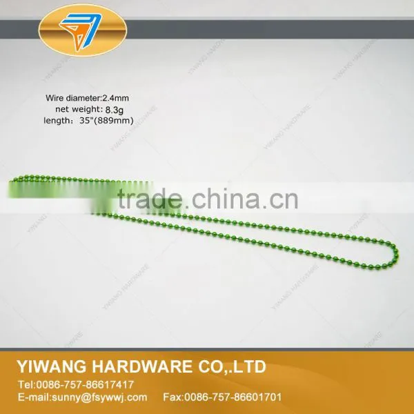 Fancy Electroplating Bead Chain Necklace