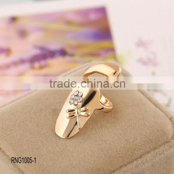 Hot French Design Personalized Women Gold and Silver Alloy Finger Rings photo-2