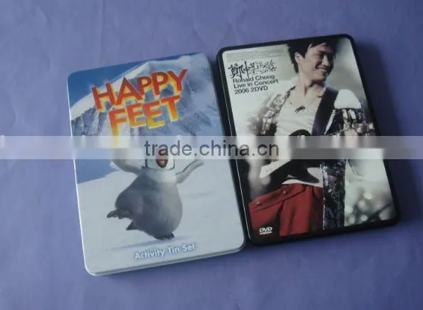 Large Container Tin Cd/dvd Case