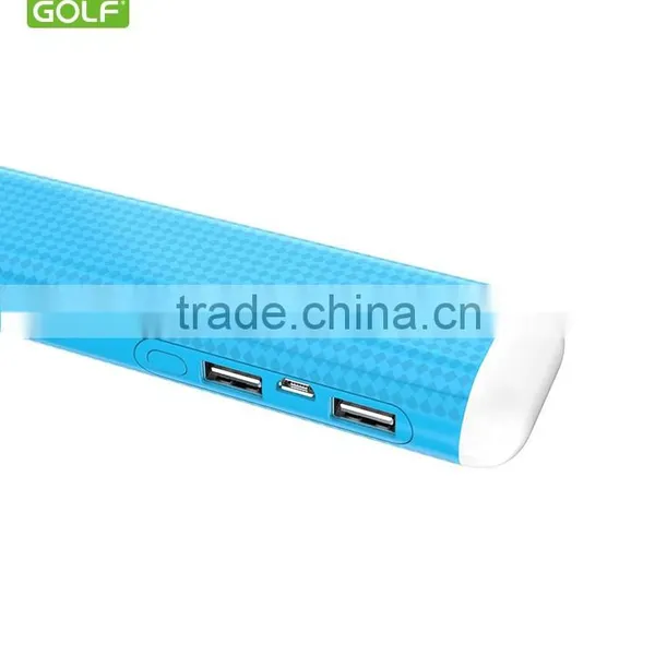 7800MAH Dual Outputs Mosaic Power Bank Portable Charger Universal Charger With Bright LED Torch photo-2