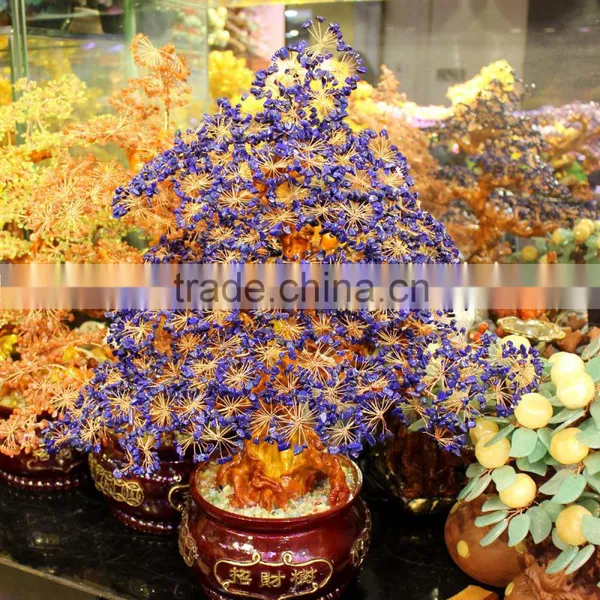 China Decorative Citrine Lapis Agate Crystal Bead Christmas Trees photo-4