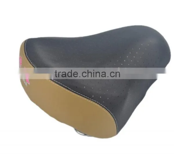 Leather Bicycle Saddle Attractive Design High Quality Wholesale Price Comfortable Electric Bicycle Saddle Bicycle Parts photo-2
