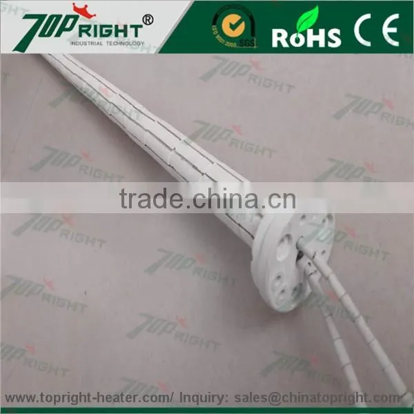 Heat Resistant Electric Cordierite Ceramic Bobbin Tube Heater From Topright Industrial photo-3