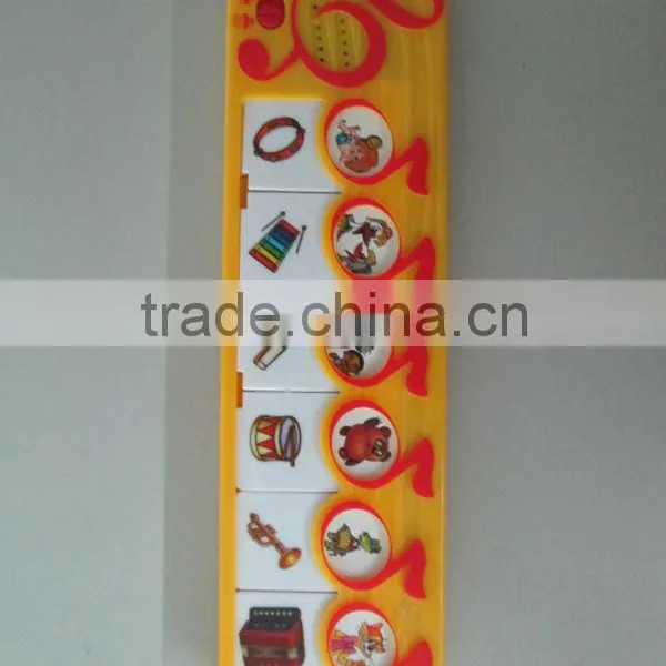 Talking button music toy