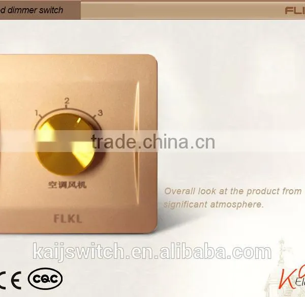 Speed control dimmer switch electric fan controller
