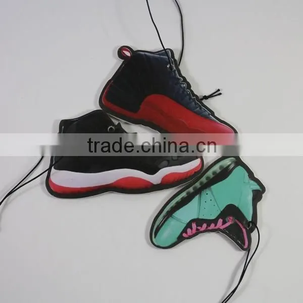 Guangzhou Manufacturer Shoes Shape Making Hanging Paper Car Air Freshener photo-6