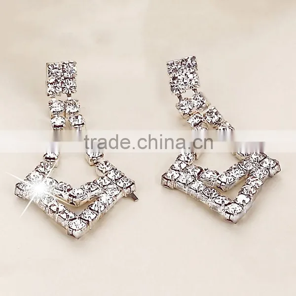 New Fashion Silver Tassels Tiara Necklace & Earrings Jewelry Sets for Women photo-5