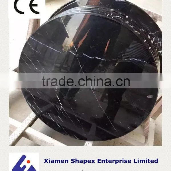 Chinese Black Marble for Round Table Tops photo-2