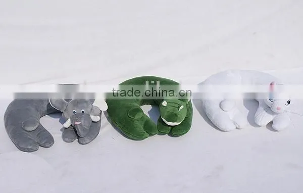 Very Cute Embroidered Plush Animal Pillow photo-3