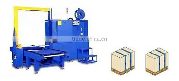 Full-Automatic PP/PET Strip Pallet Cabinet Banding Machine photo-3