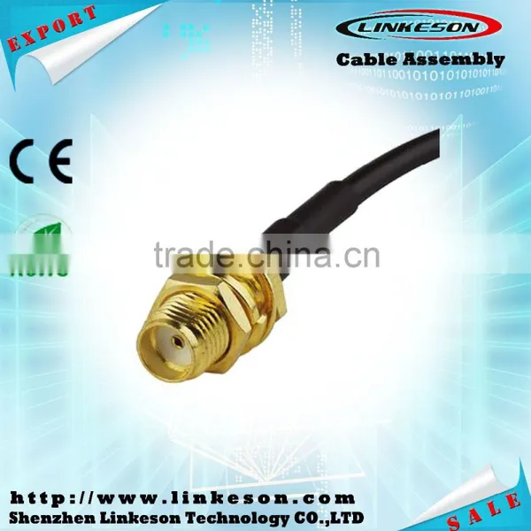 IEC DVB-T TV PAL Male to SMA Female RG174 Coaxial Cable photo-2