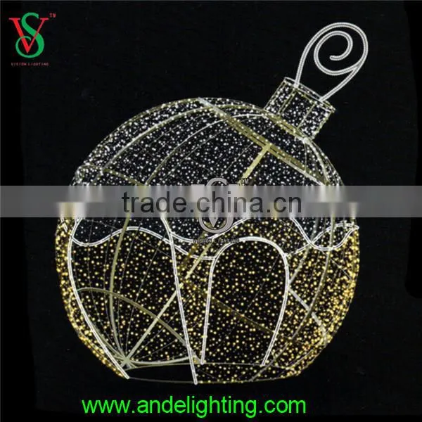 Christmas Outdoor Large Ball Shape Light With String Light and Metal Frame photo-2