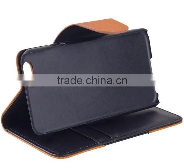 4.5 5 5.5 Inch Waterproof Leather Phone Case With Stand for Samsung Galaxy j5 /j500 J5009 photo-4