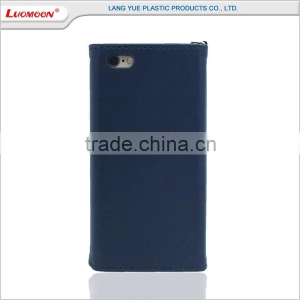 PU Leather Tpu Case With 2 Card Holders Strap Magnet Buckle for Samsung Galaxy s6 s7 s5 s4 s3 photo-4