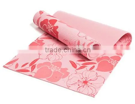 Custom Promotional Fitness Items Organic Logo TPE Yoga Mat Eco Friendly
