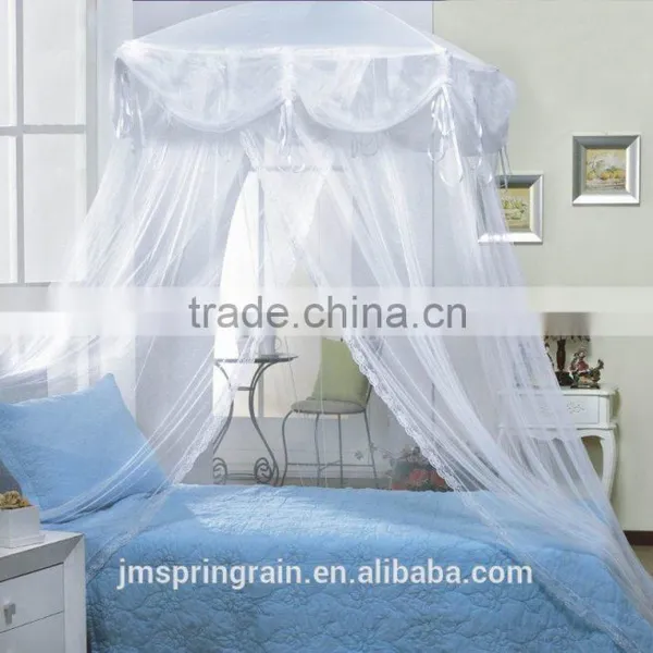 Romantic Home Decortative Bed Canopy Mosquito Net Fit King and Queen Size Beds photo-2