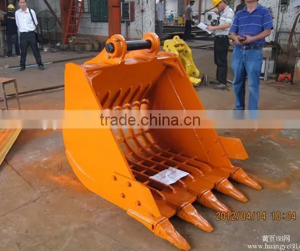 EX120-6 Excavator Bucket Hitachi Standard Bucket With Bucket Teeth photo-2