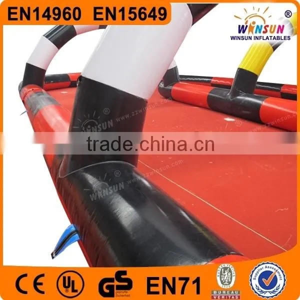 Funny Commercial Outdoor Custom Logo Inflatable Race Track for Sale photo-4