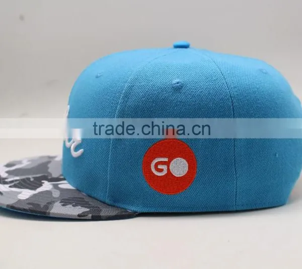 Acrylic Material and Snapback Cap Sports Cap Type 6 Panel Cap Flat Brim photo-4