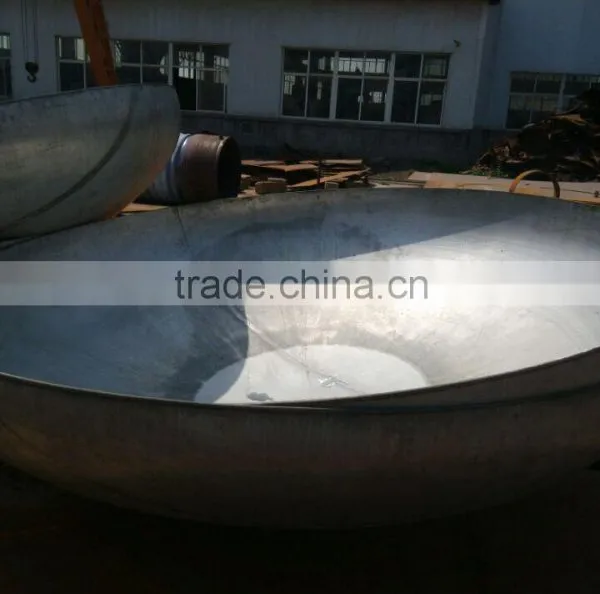 Pressure Vessel Tank Pressure Vessel Caps Steel Dome End Caps