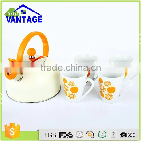 Colorful 2.5L Tea Kettle Stainless Steel Whistling Kettle for Induction Cooker photo-5