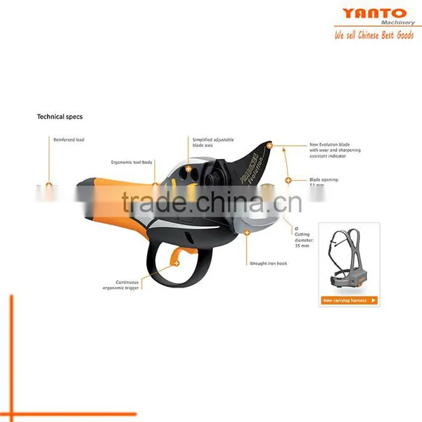 Yanto 7.2V Lithium SECATEURS Electric Secateurs The Gardener's Friend Folding Pruning Saw photo-6