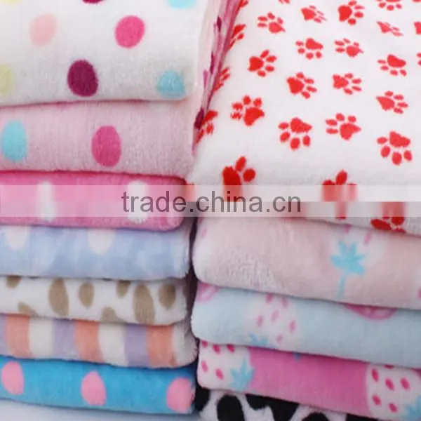 100% Polyester Printed Flannel Fleece Fabric From China photo-6