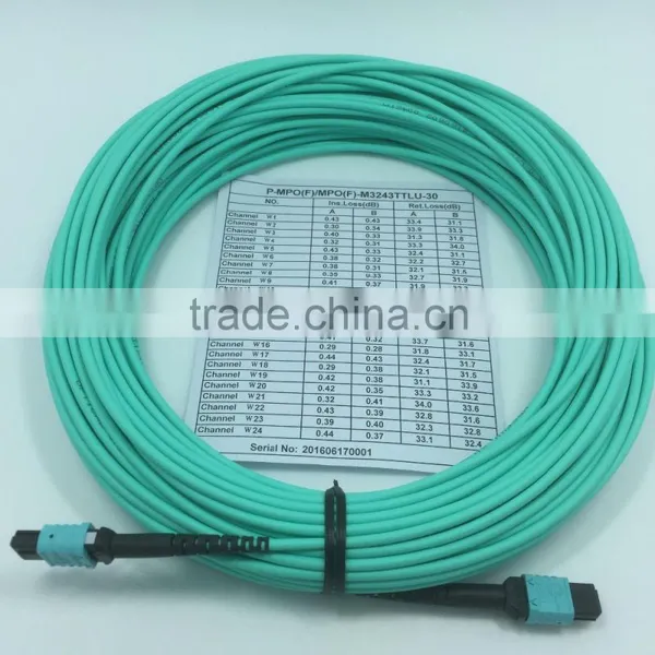 China Hot Sell MPO/MTP Patch Cord Whit High Quality
