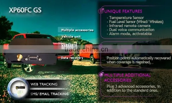 Vehicle GPS Tracker, Multi-accessories, 3G, Quadband, Lock/ Unlock, Data Logger for Position Recording and More- Model XP60FCSG photo-2