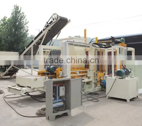 QT4-18 Full Auto Habiterra Block Machine Colorful Paver Brick Machine Interlocking Block Machine photo-6