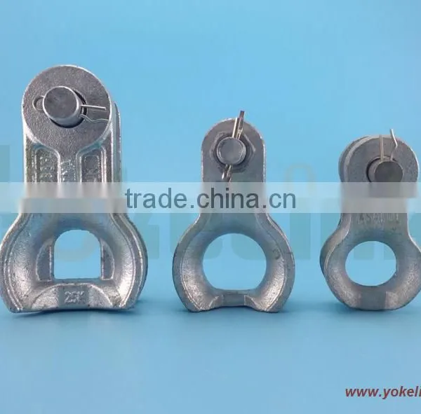 Forged Galvanized 50KN 70KN 120KN Conjunction Clevis Pin Thimble Clevis photo-2