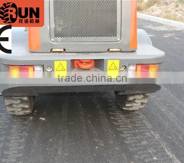 Everun ER08 CE Hydraulic Small Radlader for Sale With Snow Blade and Bucket photo-3