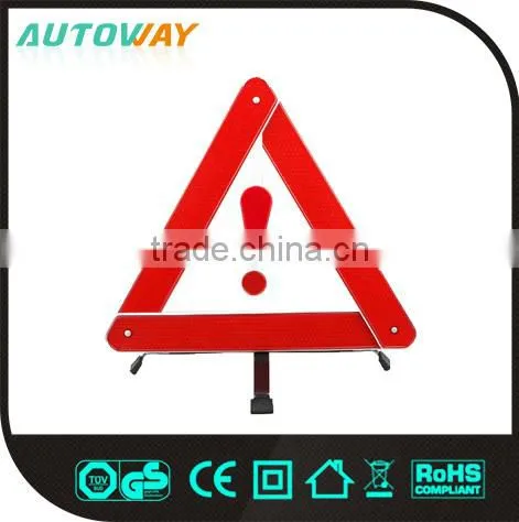 ABS Reflective Car Safety Warning Triangle Safety Warning Flashing Light Warning Triangle