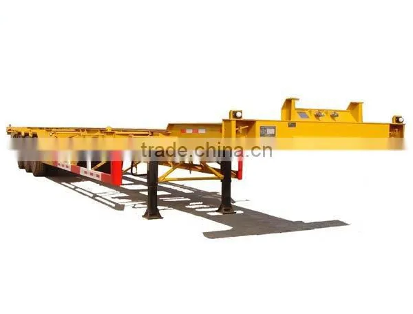 40ft Container Carrier 3 Axle Skeleton Semi Trailer for Sale photo-3