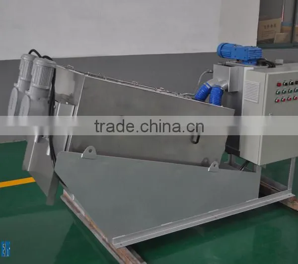 Screw Type Sludge Dehydrator, Screw Press for Wastewater Treatment