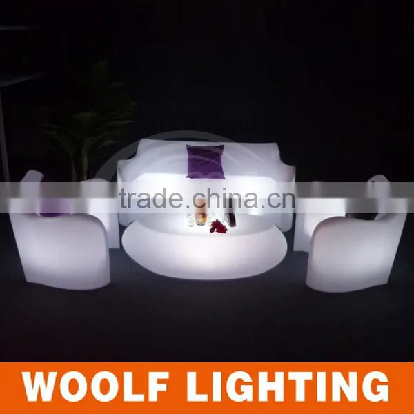 Led Sofa Cum Bed Furniture/furniture Sofa/living Room Mini Bar Furniture Design/WOOLF Dubai Popular Light Sofa Furniture Set, photo-3