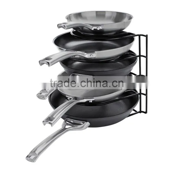Metal Wire Kitchen Rack With 4 Wheels, Kitchen Storage Rack Trolley Cart photo-6