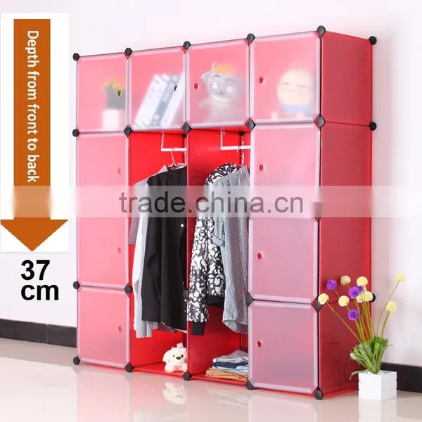 DIY Plastic Bookshelf Closet Wardrobe Cabinet Bathroom Shelf Shoe Rack photo-4