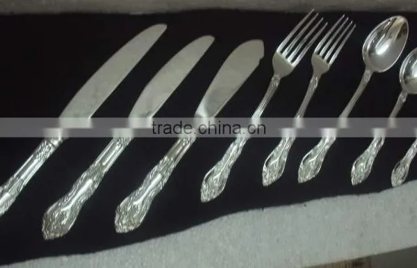 Silver Plated Brass Embossed Cutlery Set, Novelty Cutlery Set, Elegant Cutlery Set, Fancy Cutlery Set, Catering Supplies photo-3