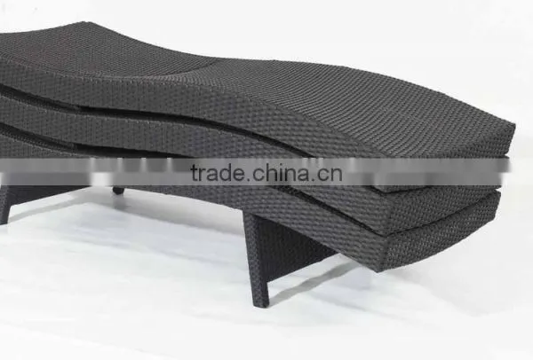 Stackable Outdoor Pool Chaise Lounge Set photo-3