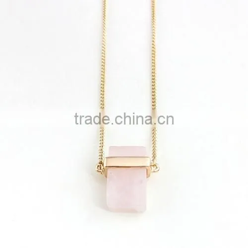 2017 Hot Sale Pretty Handmade Jewelry Crystal Beads Chain Black Natural Gemstone Necklace photo-2