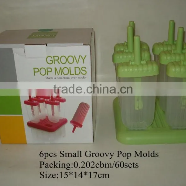 6pcs Popsicle Maker Plastic Ice Cream Mould Corn Shape photo-2