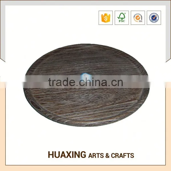 Chinese Style Wooden Oval Wooden Tray photo-4