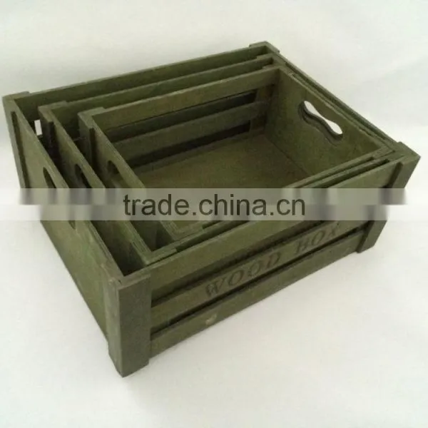 China Supplier Antique Natural Wood Fruit Box Wholesale photo-5