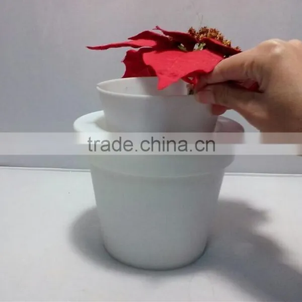 RBG Color Changing Plastic PE LED Flower Pot Home/garden Decorations photo-6