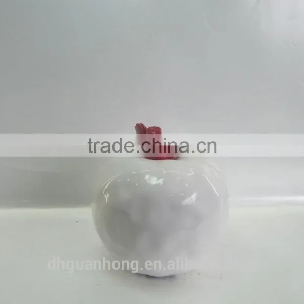 Ceramic White With Red Apple Sculpture for Promotional Gift photo-6